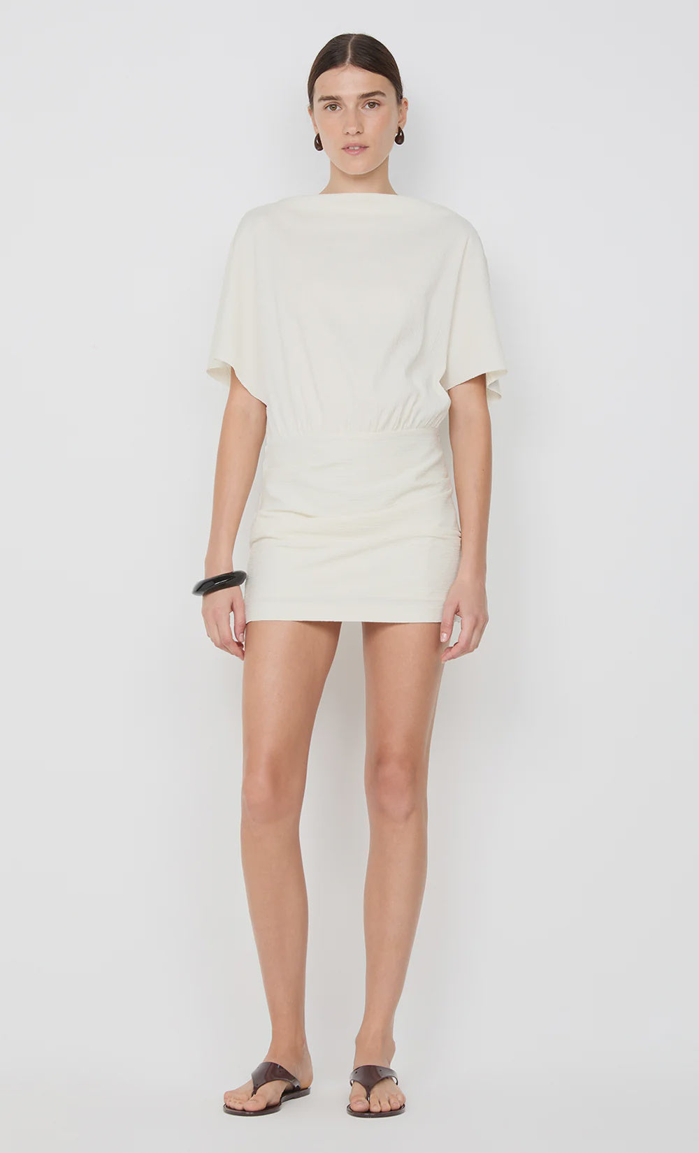 Jolene Mini Dress in Ivory