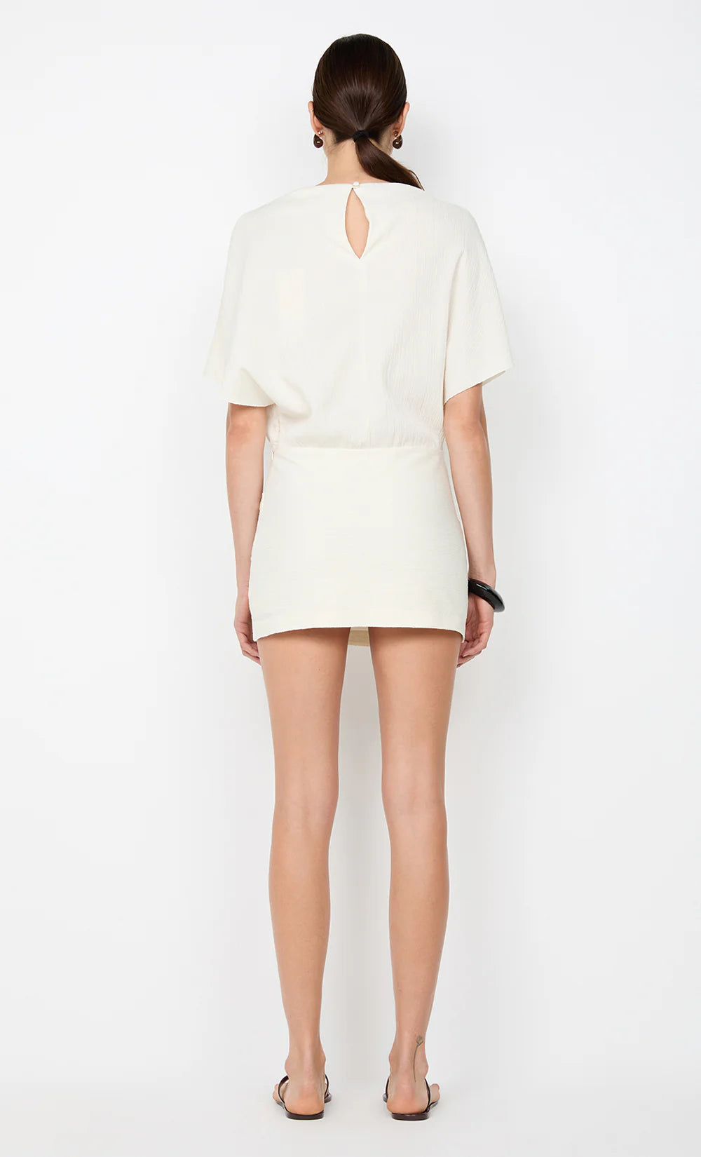 Jolene Mini Dress in Ivory