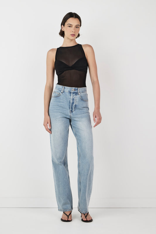 Hasley Mesh Top - Black