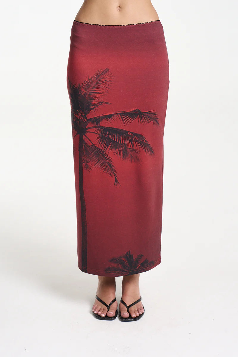 PRE ORDER 
Summi Midi Skirt - La Palma
