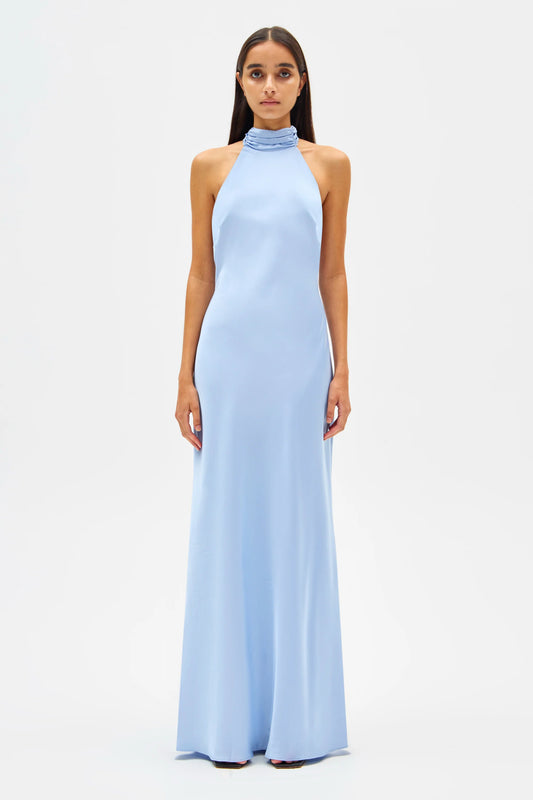 THE 'EVIANNA' SATIN DRESS