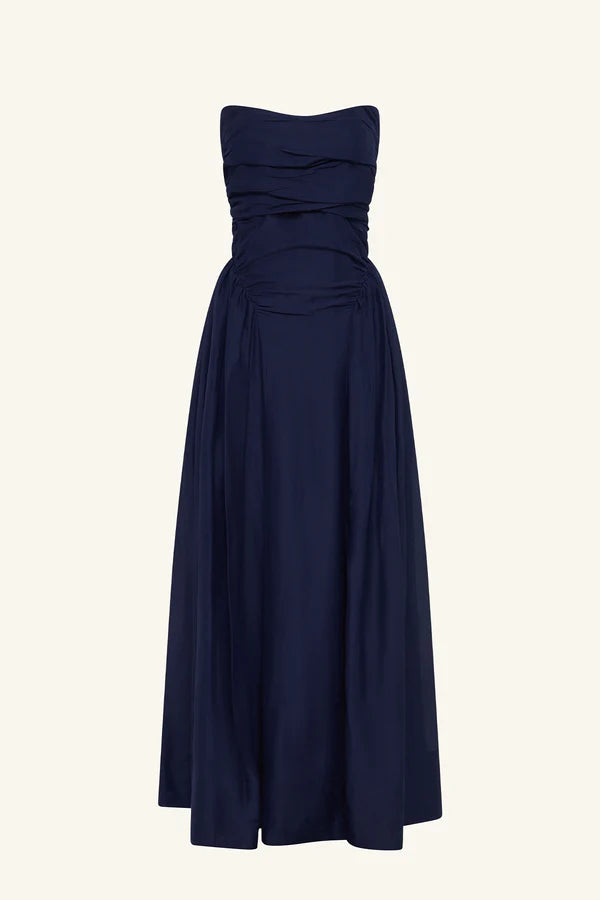Celeste Strapless Panelled Maxi Dress