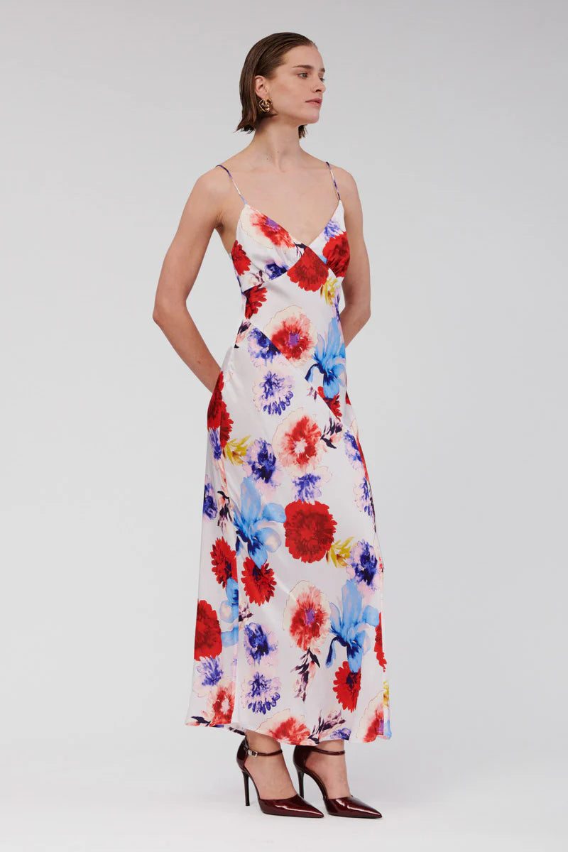 AMIE SLIP DRESS  -FLORAL PRINT