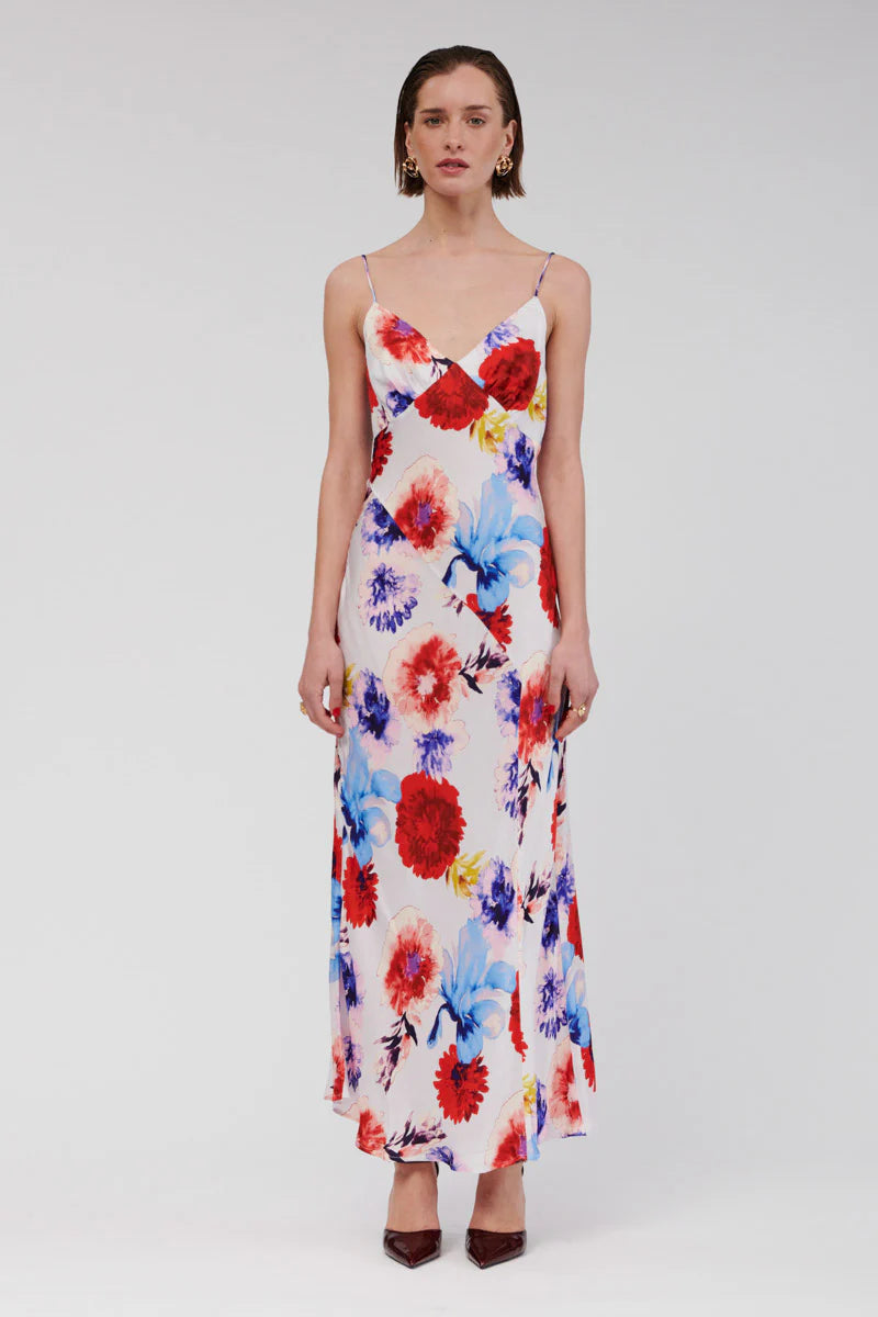 AMIE SLIP DRESS  -FLORAL PRINT