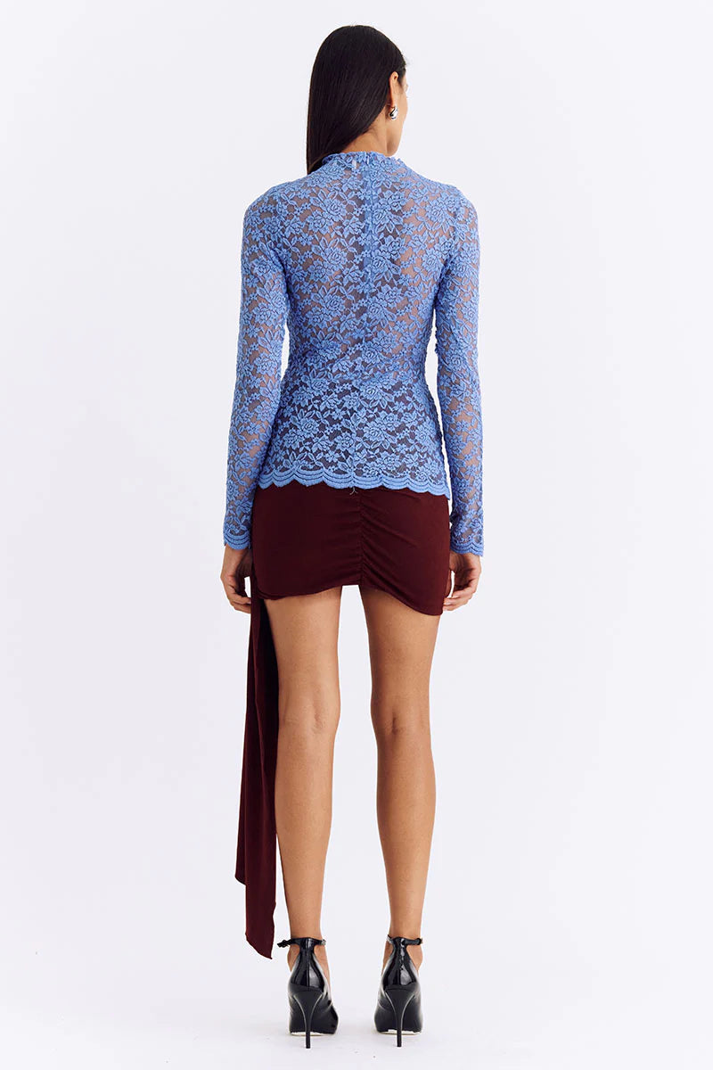 SUBOO - GEMMA LACE LONG SLEEVE TOP