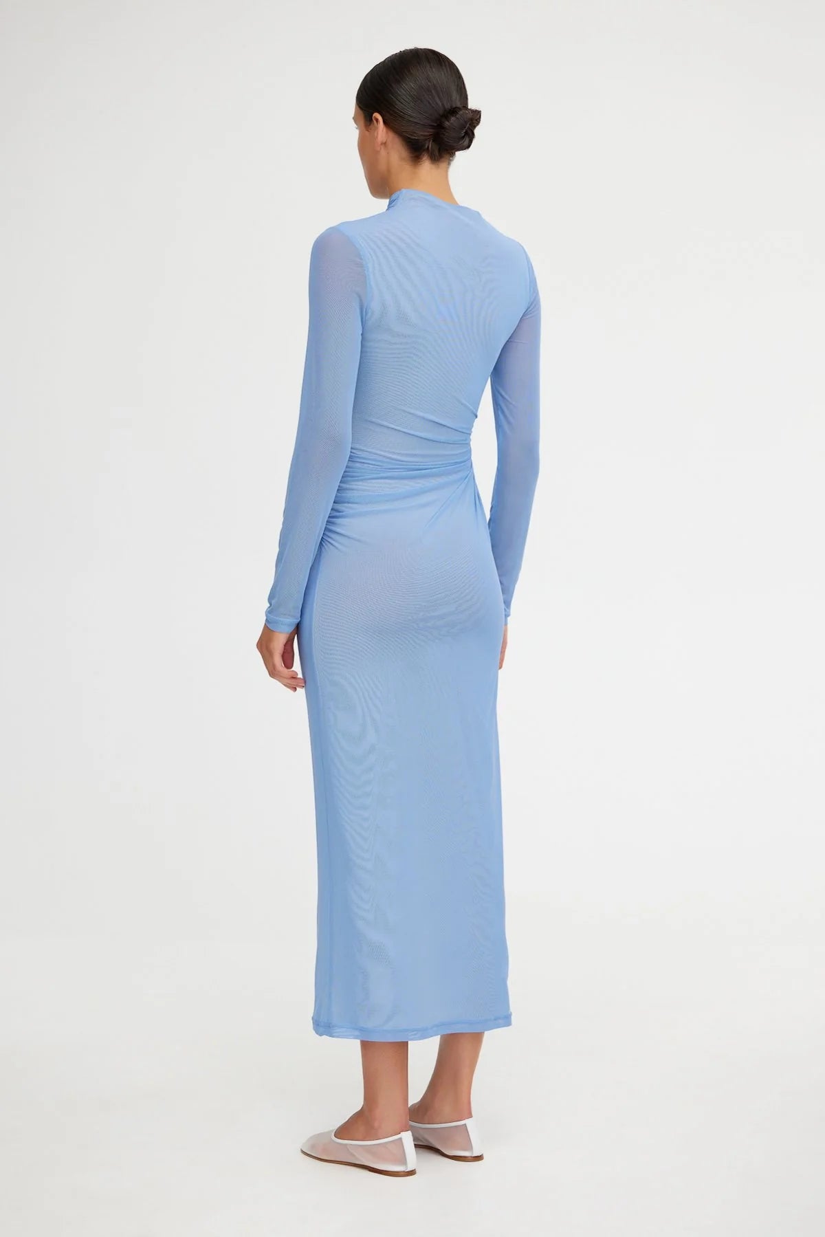 NINA MIDI DRESS - PERIWINKLE