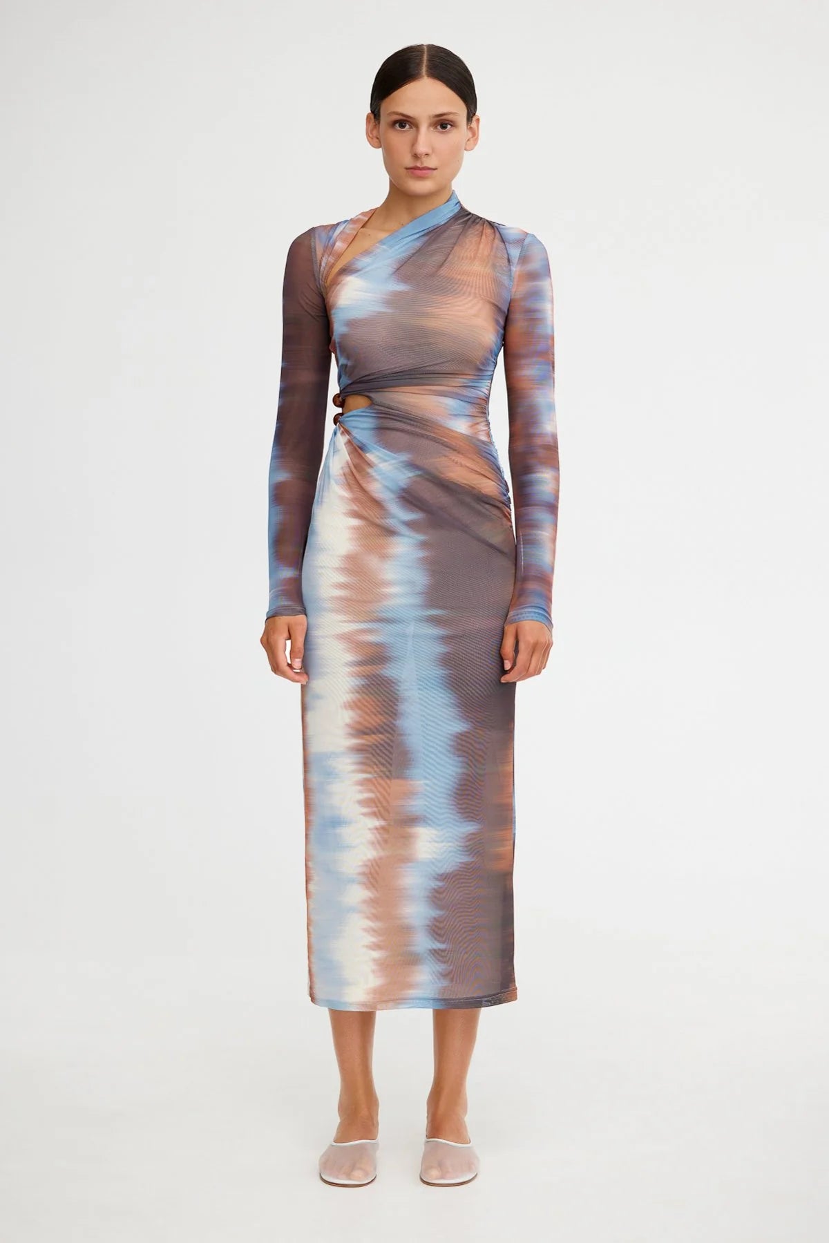 NINA MIDI DRESS - MIST