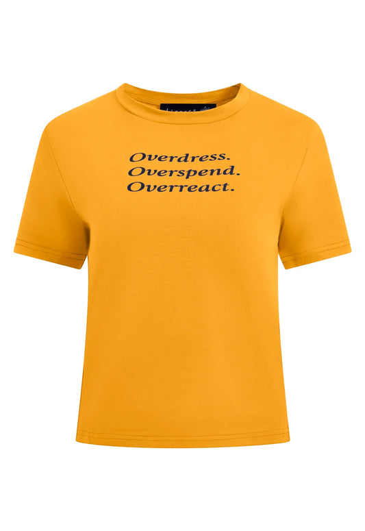 OVERDRESSED TEE - SHERBET