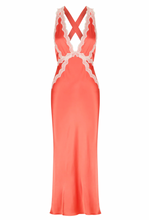 Load image into Gallery viewer, SHONA JOY - CAMILLE LACE CROSS BACK MIDI DRESS - POPPY RED/IVORY
