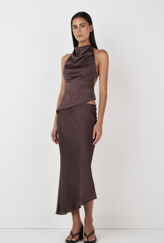 Lucie Asym Midi Skirt