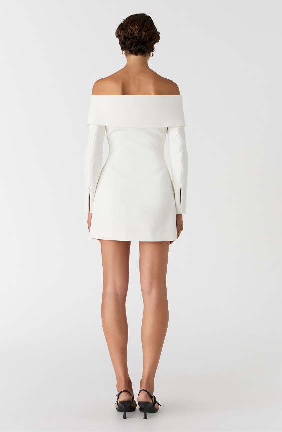 MOLLY MINI DRESS - IVORY