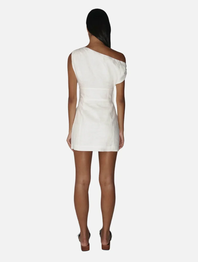 CLAIRE MINI DRESS - IVORY