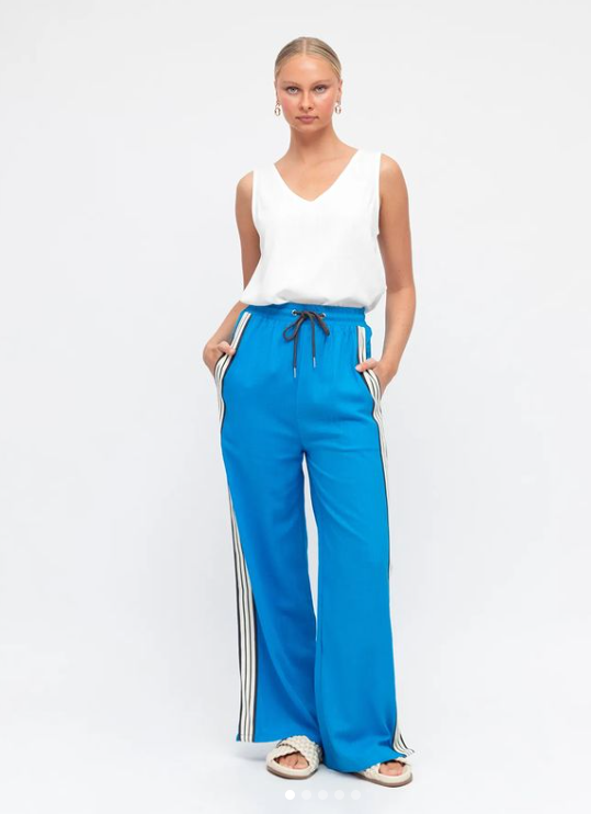 STRIPE PANT - BLUE