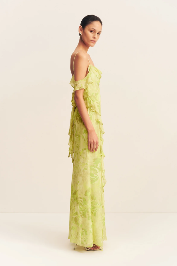 MILLER RUFFLE MAXI DRESS