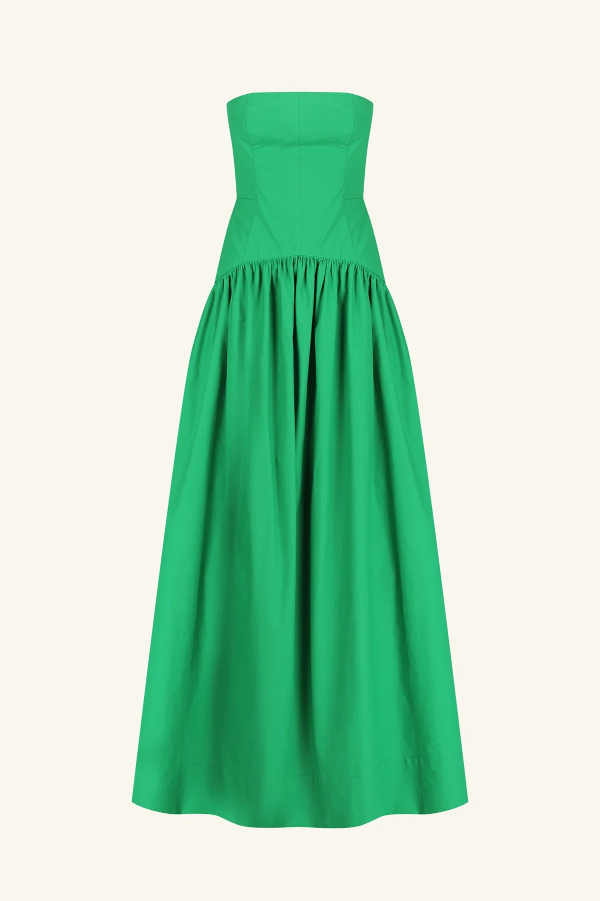 MAIORI LACE UP STRAPLESS DRESS