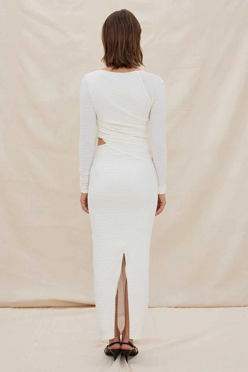 SOVERE-ECLIPSE DRESS WHITE