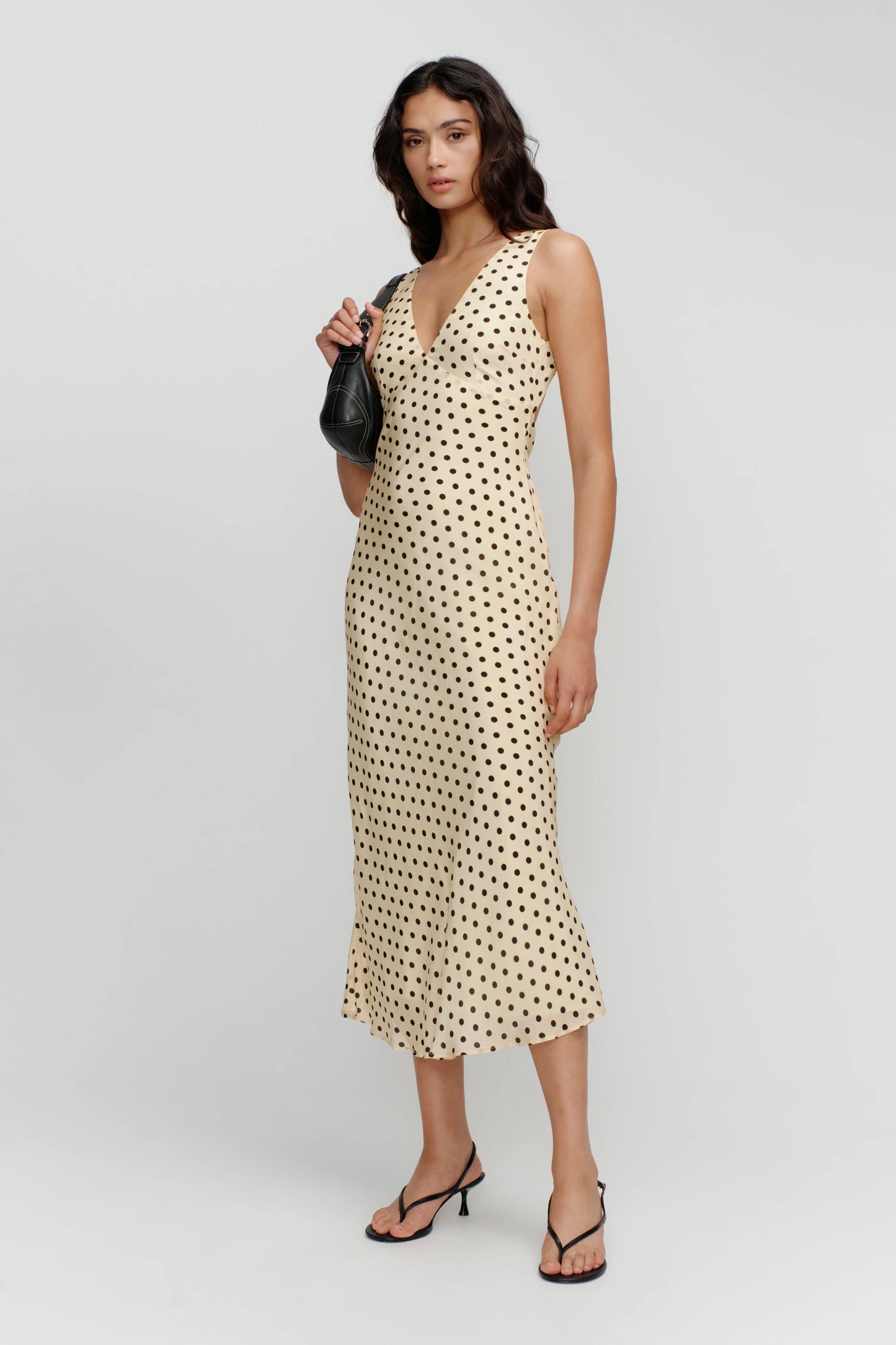 TULIP MIDI DRESS- BUTTER SPOT