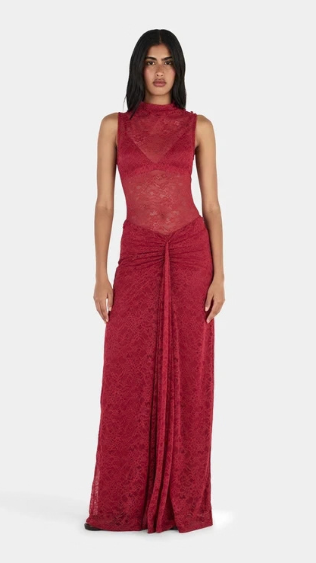 Mariam Maxi Dress Lipstick