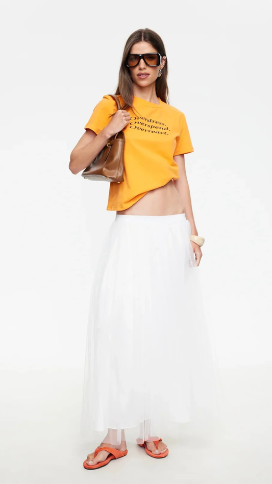 OVERDRESSED TEE - SHERBET