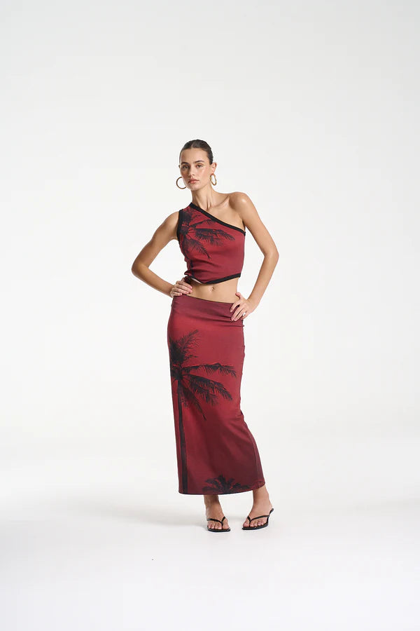 PRE ORDER 
Summi Midi Skirt - La Palma