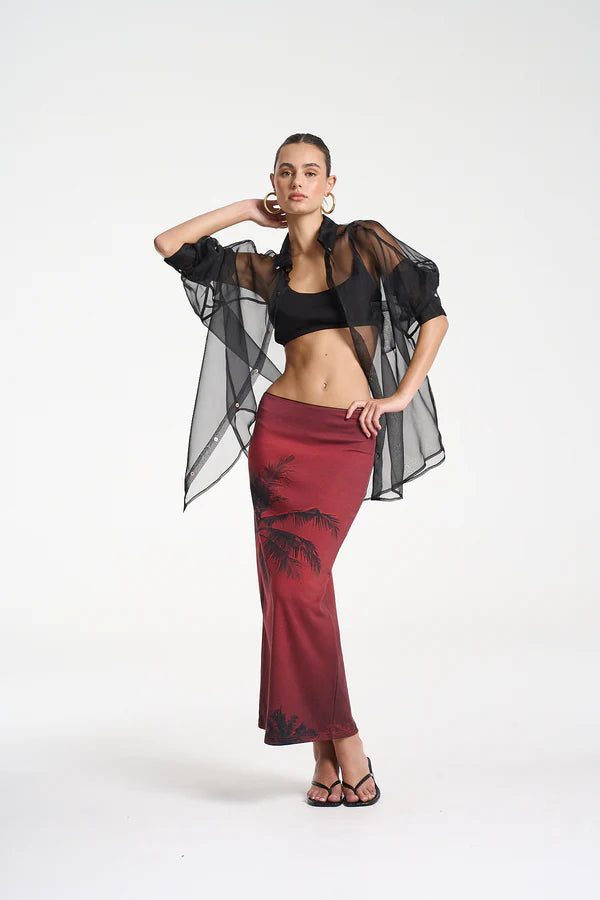 PRE ORDER 
Summi Midi Skirt - La Palma