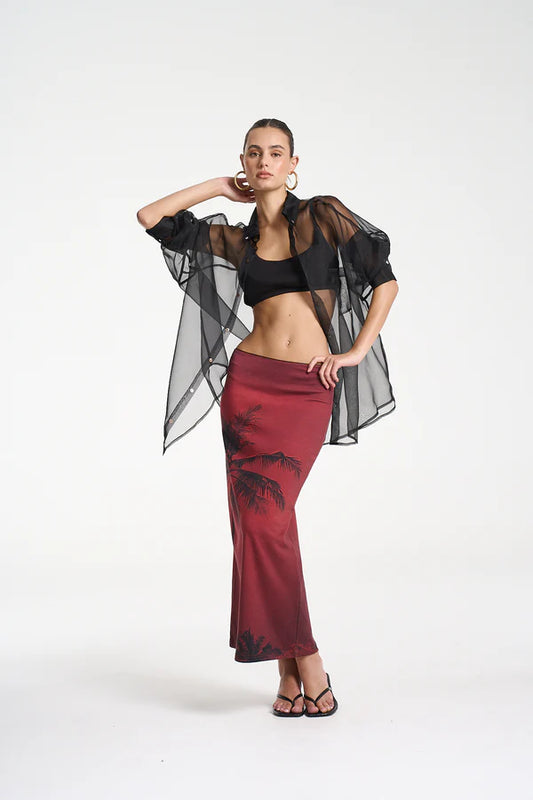 PRE ORDER 
Summi Midi Skirt - La Palma