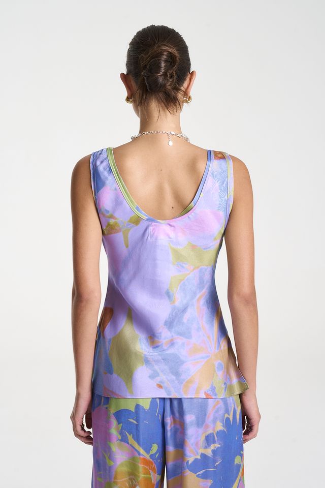 Scoop Neck Cami - Banana