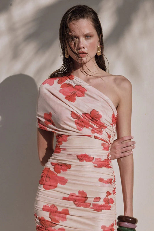 Suzie Floral Mesh Maxi Dress