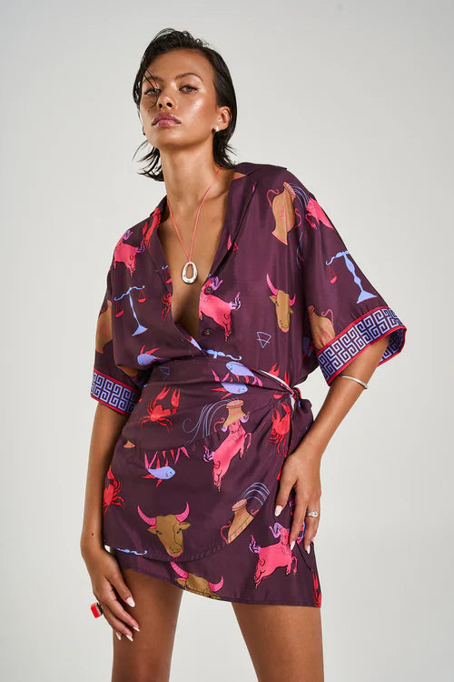 WRAP SKIRT - ZODIAC