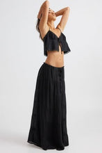 Load image into Gallery viewer, SNDYS - OPHELIA MAXI SKIRT - BLACK
