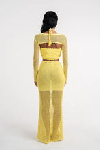 Load image into Gallery viewer, ISABELLE QUINN - LOLA MAXI SKIRT LEMON
