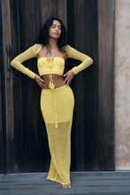 Load image into Gallery viewer, ISABELLE QUINN - LOLA MAXI SKIRT LEMON
