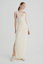 Load image into Gallery viewer, SUBOO-JACQUI COWL MAXI DRESS - CREAM
